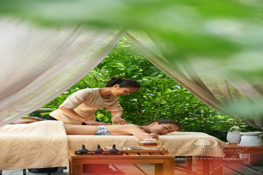 Doubletree Resort By Hilton Hotel Hainan - Qixianling Hot Spring Baoting Exteriör bild