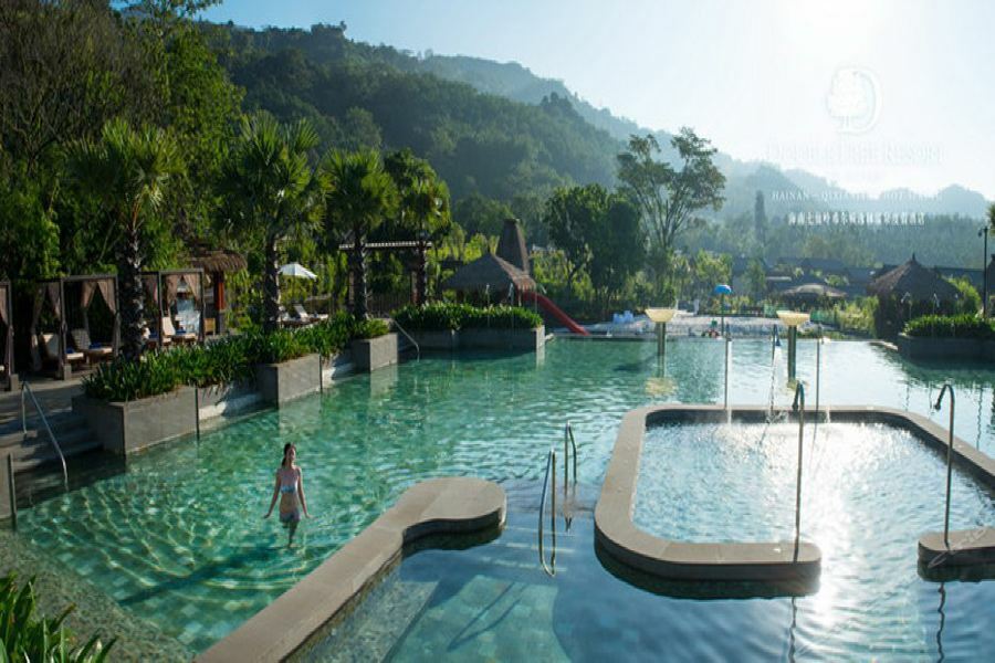 Doubletree Resort By Hilton Hotel Hainan - Qixianling Hot Spring Baoting Exteriör bild